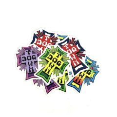 Dogtown Cross Logo Sticker 10 Pack